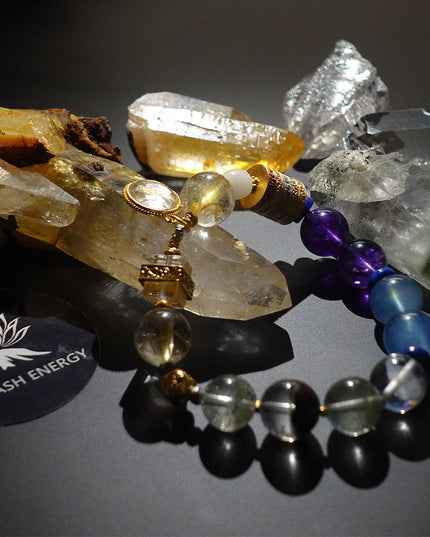 Zakirum Wealth Energy Tibetan Crystal Bracelet