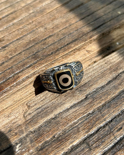 Protective Energy Dzi Tibetan Treasures Rings