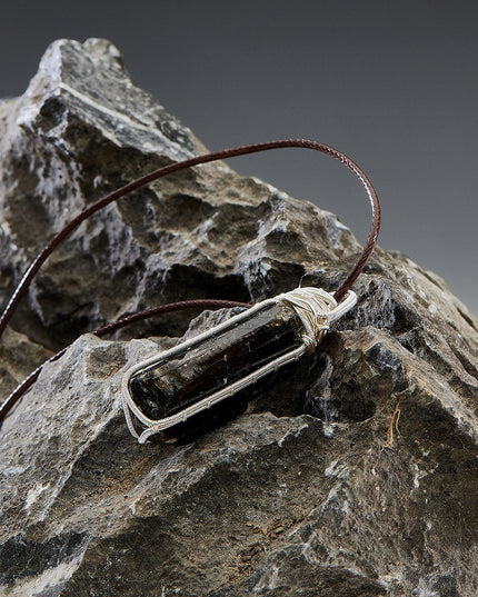 Protective Energy Black Tourmaline Silver Pendants