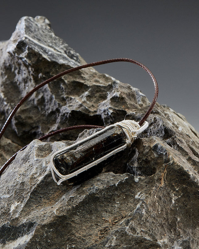 Protective Energy Black Tourmaline Silver Pendants
