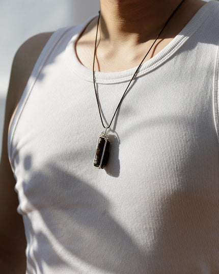 Protective Energy Black Tourmaline Silver Pendants