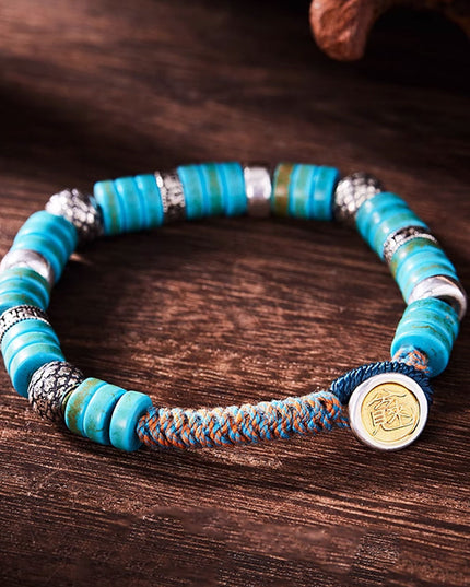 Turquoise Harmony Bracelet | Spiritual Protection, Vitality, and Balance