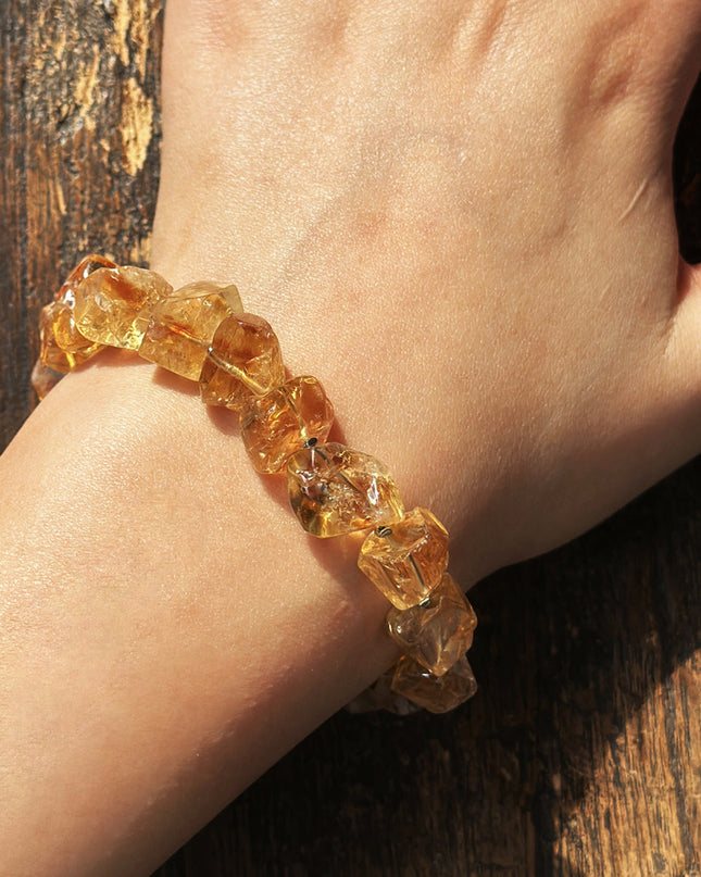 Kailash Energy Detailed Wealth Citrine Bracelet