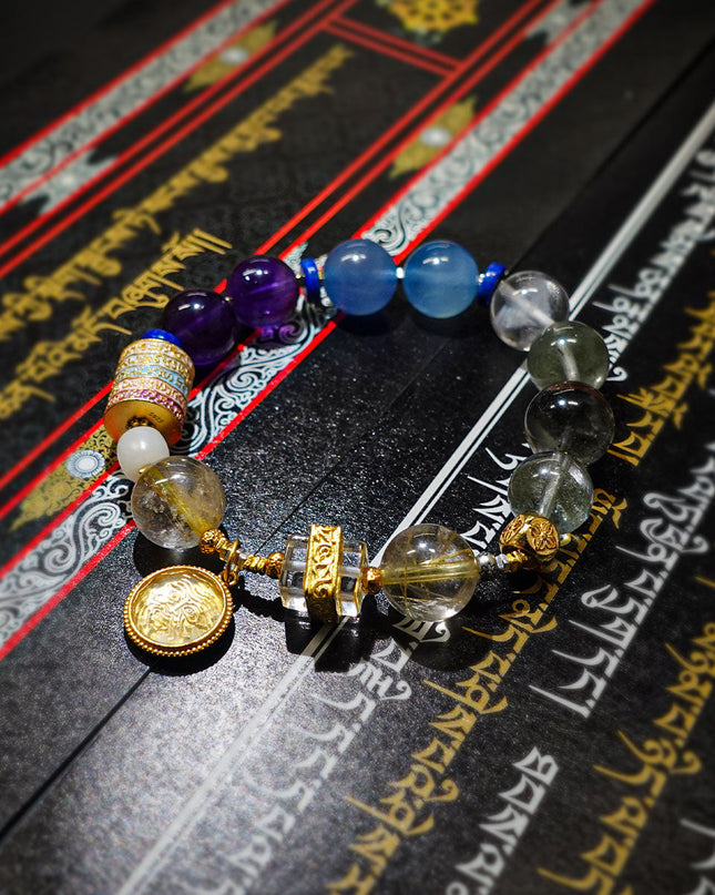 Zakirum Wealth Energy Tibetan Crystal Bracelet