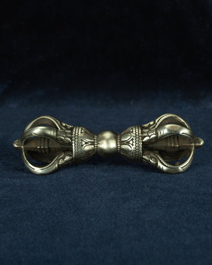 Qing Dynasty Five-pronged Vajra Tibetan Dharma Weapon White Lima