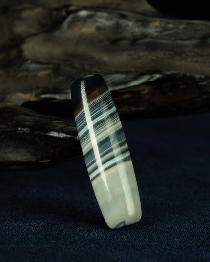 Qiong Beads Tibetan Millennium Dzi Beads Blue Qin sardonyx beads