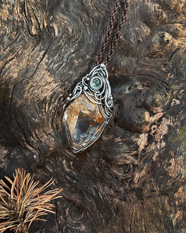 Purity Energy Clear Quartz Silver Pendants