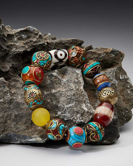 Healing Grace Medicine Buddha Dzi Bracelet
