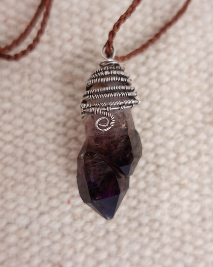 Spiritual Energy Super 7 Amethyst Pendants
