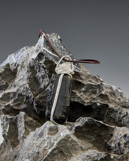 Protective Energy Black Tourmaline Silver Pendants