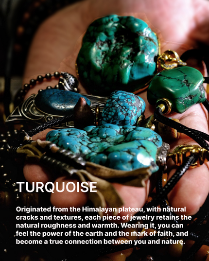 Turquoise Serenity Earrings – Sterling Silver & Raw Stone