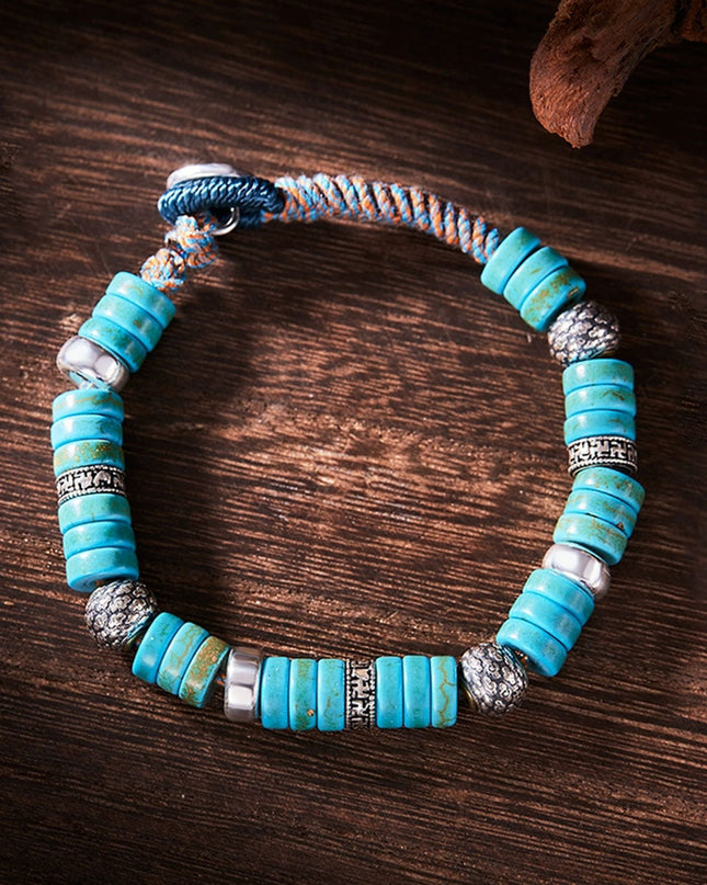 Turquoise Harmony Bracelet | Spiritual Protection, Vitality, and Balance