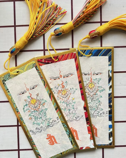 Buddha Eye Lotus Bookmark