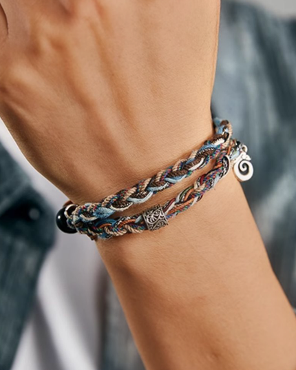 Handcrafted Sterling Silver Tiger Eye Stone Bracelet