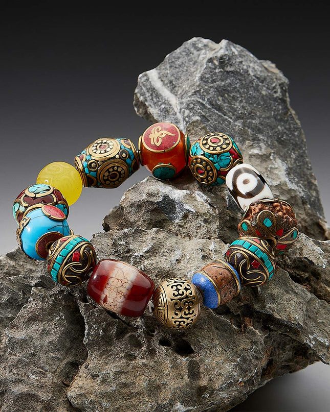 Healing Grace Medicine Buddha Dzi Bracelet