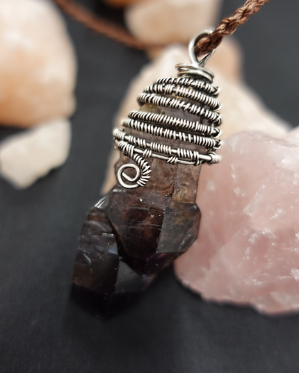 Spiritual Energy Super 7 Amethyst Pendants