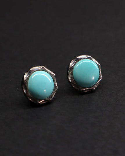 Kailash Energy Lotus Wealth Turquoise Earrings
