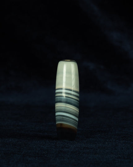 Qiong Beads Tibetan Millennium Dzi Beads Blue Qin sardonyx beads