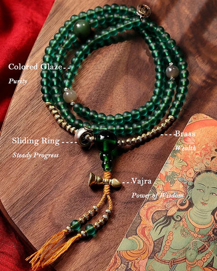 Serenity Mala – Purity Energy 108 Mala Beads Necklace & Bracelet