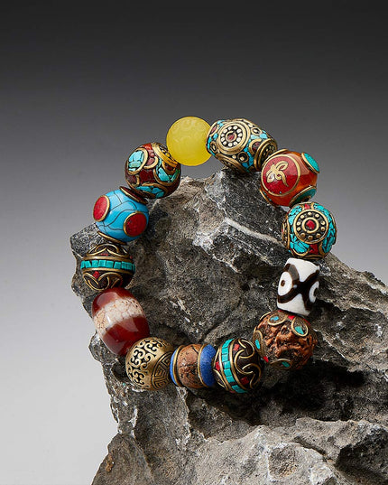 Healing Grace Medicine Buddha Dzi Bracelet
