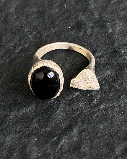 KAILASH ENERGY Chakra Awakening Ring Seven Chakra Gemstone Sterling Silver Adjustable