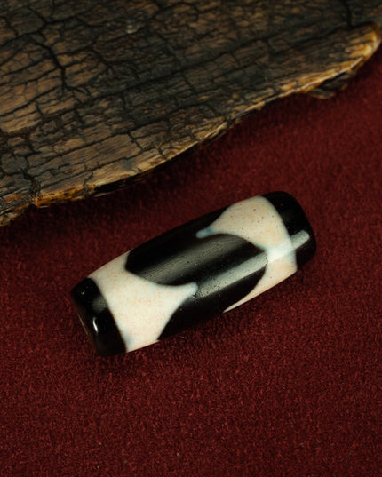 Tiger Tooth Old Dzi Beads Tibetan Millennium Dzi Beads Full of Pure Cinnabar