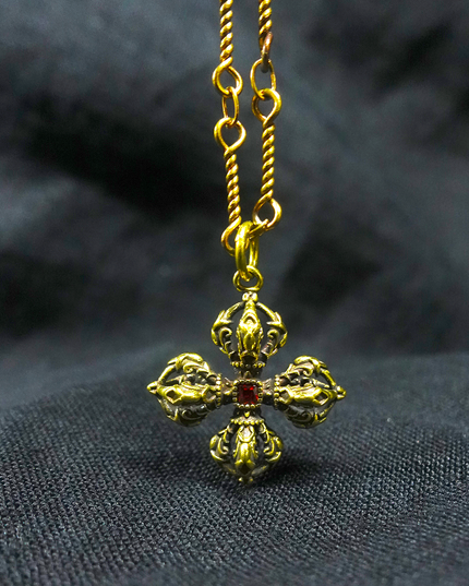【Unique Item】Cross Vajra Necklace