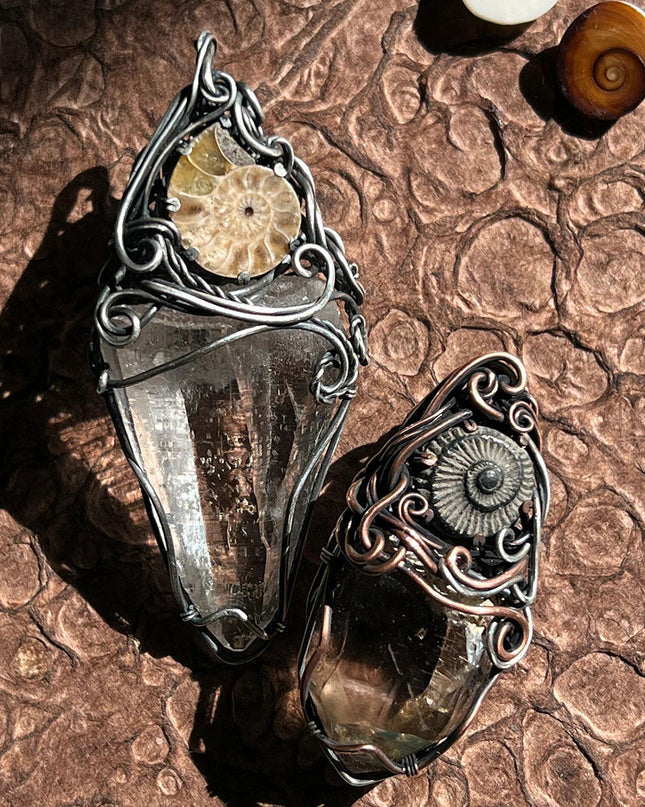 Healing Energy Clear Quartz Pendants