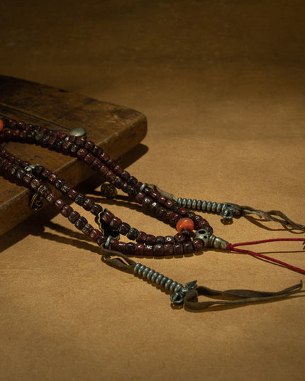 Path of Endurance – 19th Century Bodhi Seed Mala Necklace