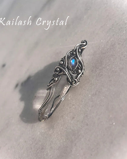 Blissful Connection Love Energy Clear Quartz Silver Pendants