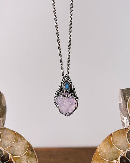 Peace Energy Amethyst Silver Pendants