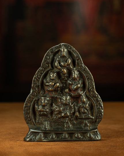 Lords of Fortune – Yuan Dynasty Five Wealth Deities Copper Statue