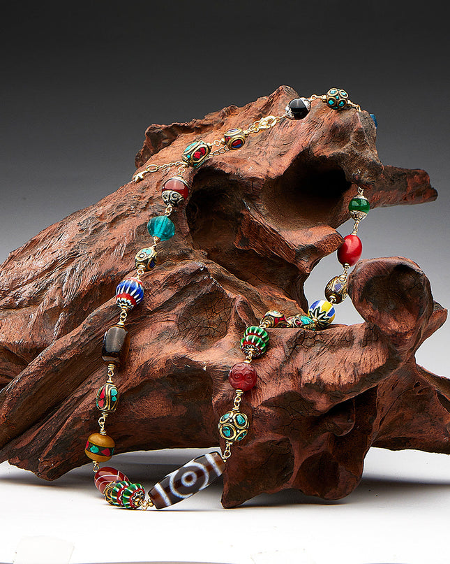 Courage Energy Tibetan Treasures Necklace