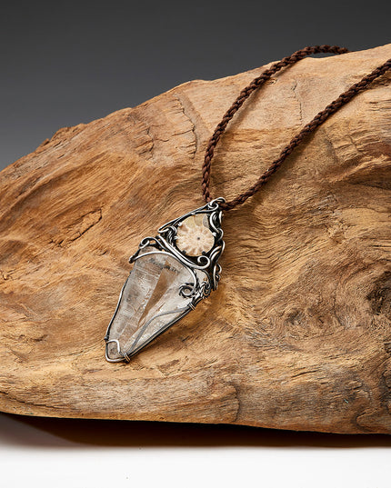 Healing Energy Clear Quartz Pendants