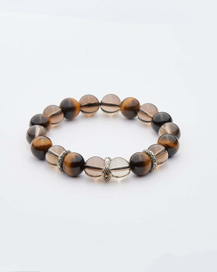 Guardian of Wealth Tiger's Eye Silver Bracelet