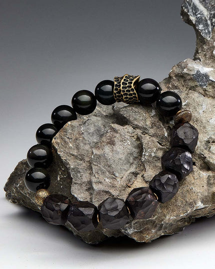 Protective Energy Obsidian Bracelet