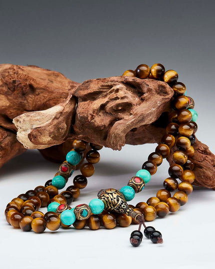 Wealth Energy Tiger's Eye Necklace