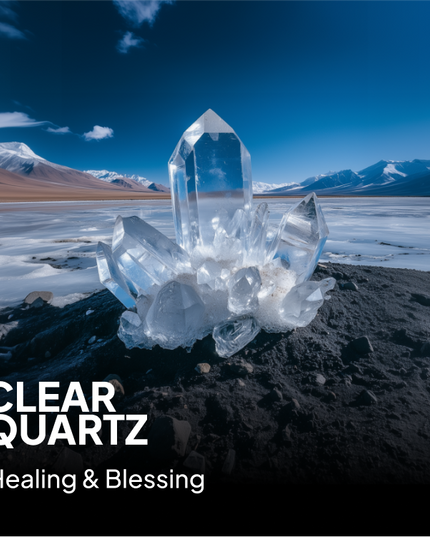 Healing Energy Clear Quartz Sterling Silver Pendant