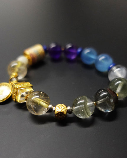 Zakirum Wealth Energy Tibetan Crystal Bracelet