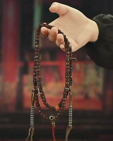 Path of Endurance – 19th Century Bodhi Seed Mala Necklace