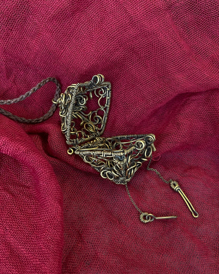 Brass Spiritual Pendulum Necklace - Handmade with Meaning & Energy
