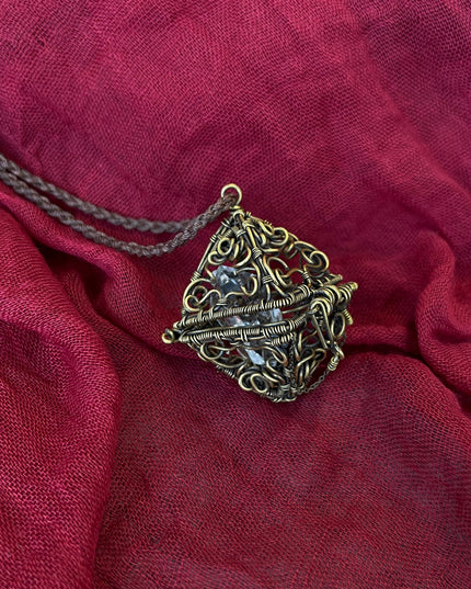 Brass Spiritual Pendulum Necklace - Handmade with Meaning & Energy