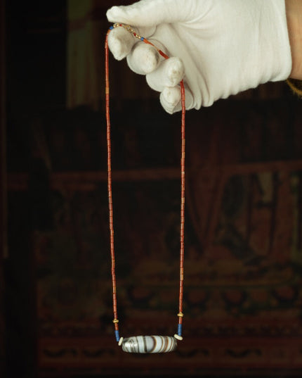 Buddha's Eye Pearl Tibetan Millennium Dzi Bead Sardonyx Natural Manifestation