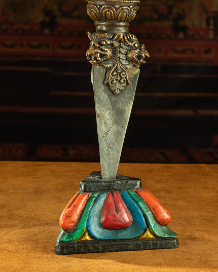 Qing Dynasty Vajira Of The Mahakala Dharma Protector Copper  Sakya Monastery