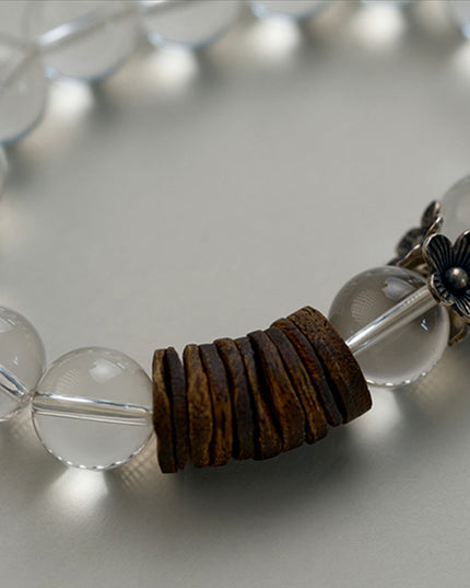 Serenity Quartz & Agarwood Energy Bracelet