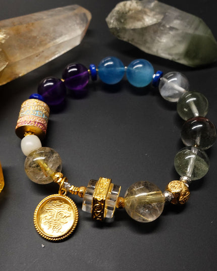Zakirum Wealth Energy Tibetan Crystal Bracelet