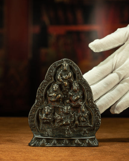 Lords of Fortune – Yuan Dynasty Five Wealth Deities Copper Statue
