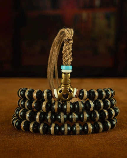 Ancient Natural Bhaisajyaguru 108 Tibetan Antique Beads