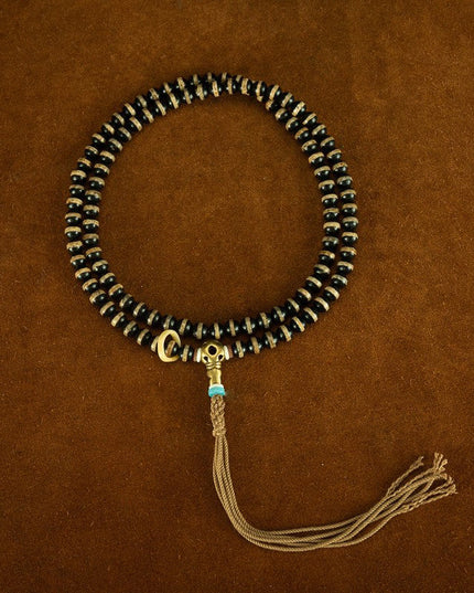 Ancient Natural Bhaisajyaguru 108 Tibetan Antique Beads