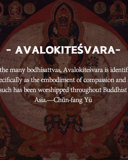 Avalokiteśvara WISDOM Tibetan Statue for Eliminating Difficulty